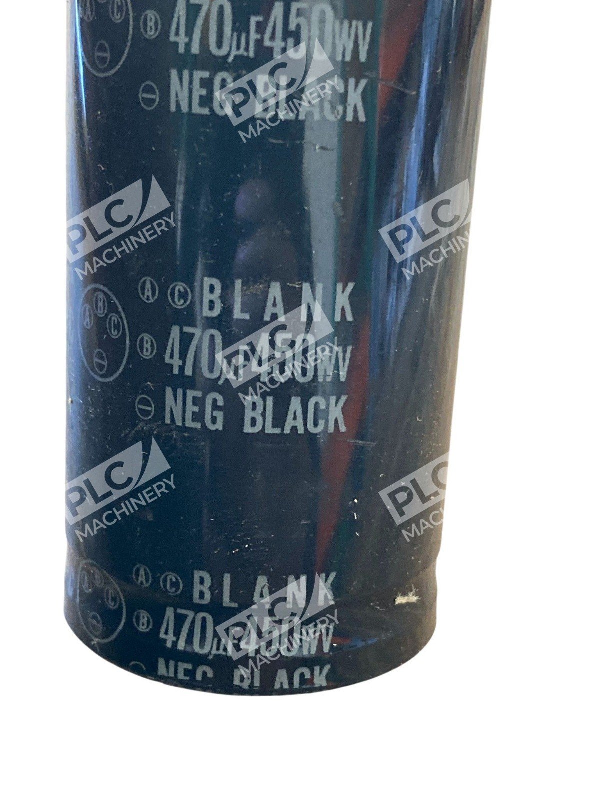 Nichicon 8950 Snap-In Aluminum Electrolytic Capacitor Neg Black Blank 470µF 450V - Image 4