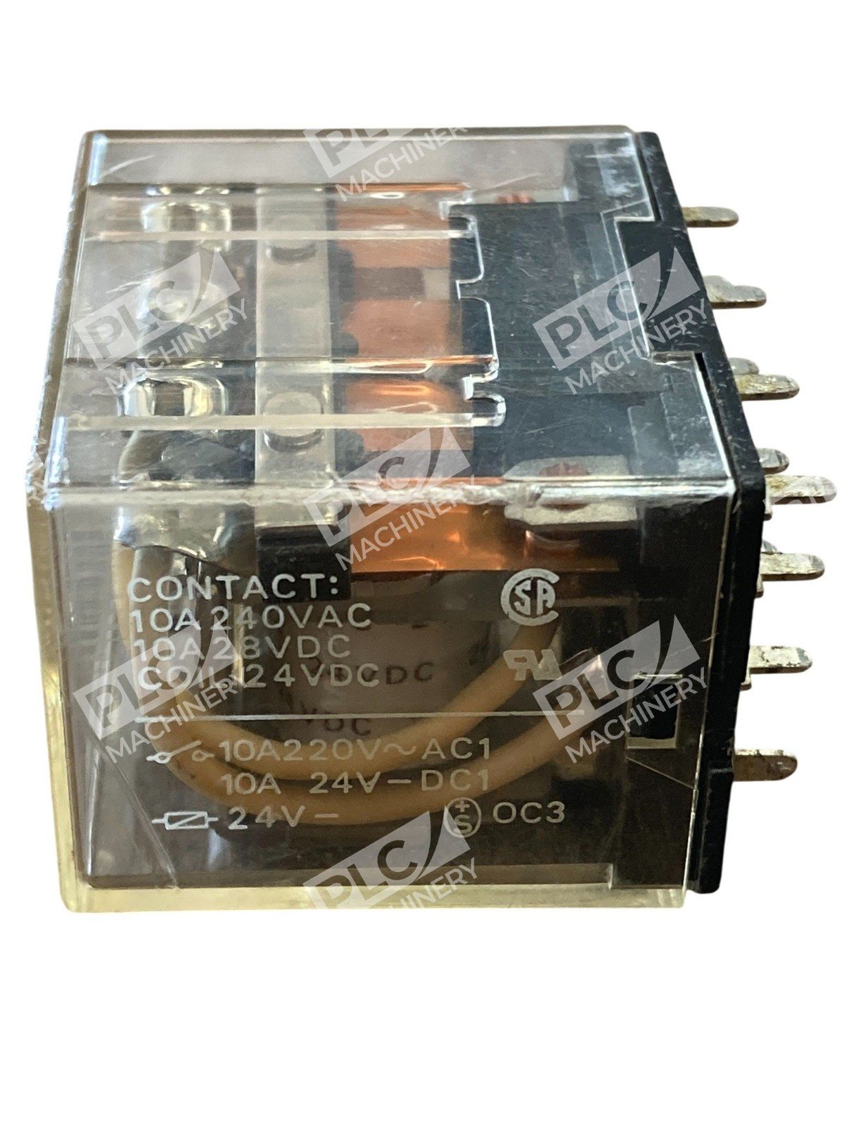 Omron LY4-0 24VDC Power Relay 4PDT 10A Industrial Control 240VAC - Image 5