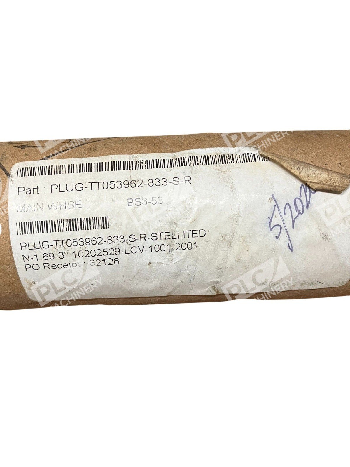 TT053962-833-S-R Stellite Plug Industrial Component