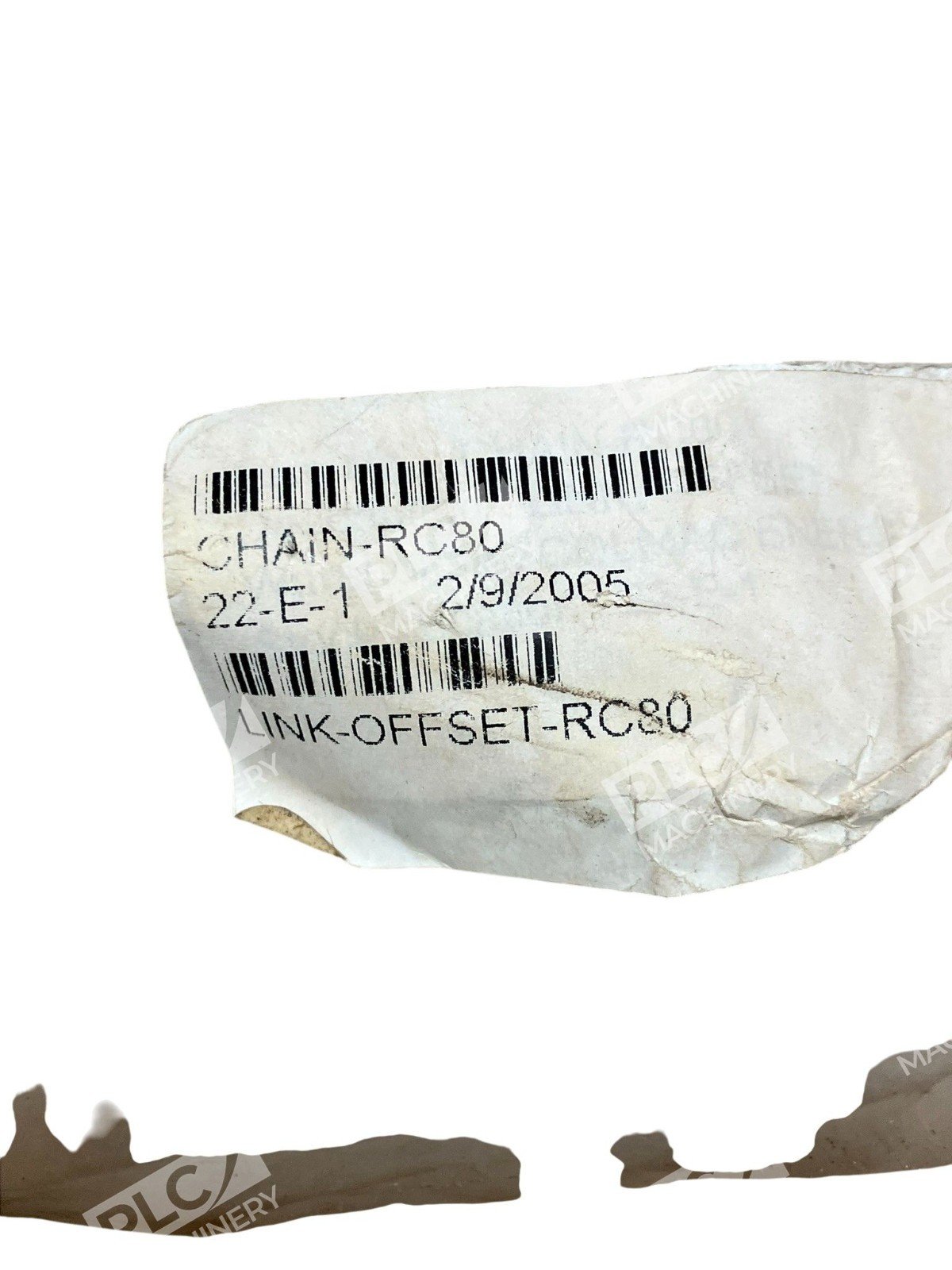 RC80 Offset Link Half Link ANSI 80 Roller Chain Carbon Steel - Image 5