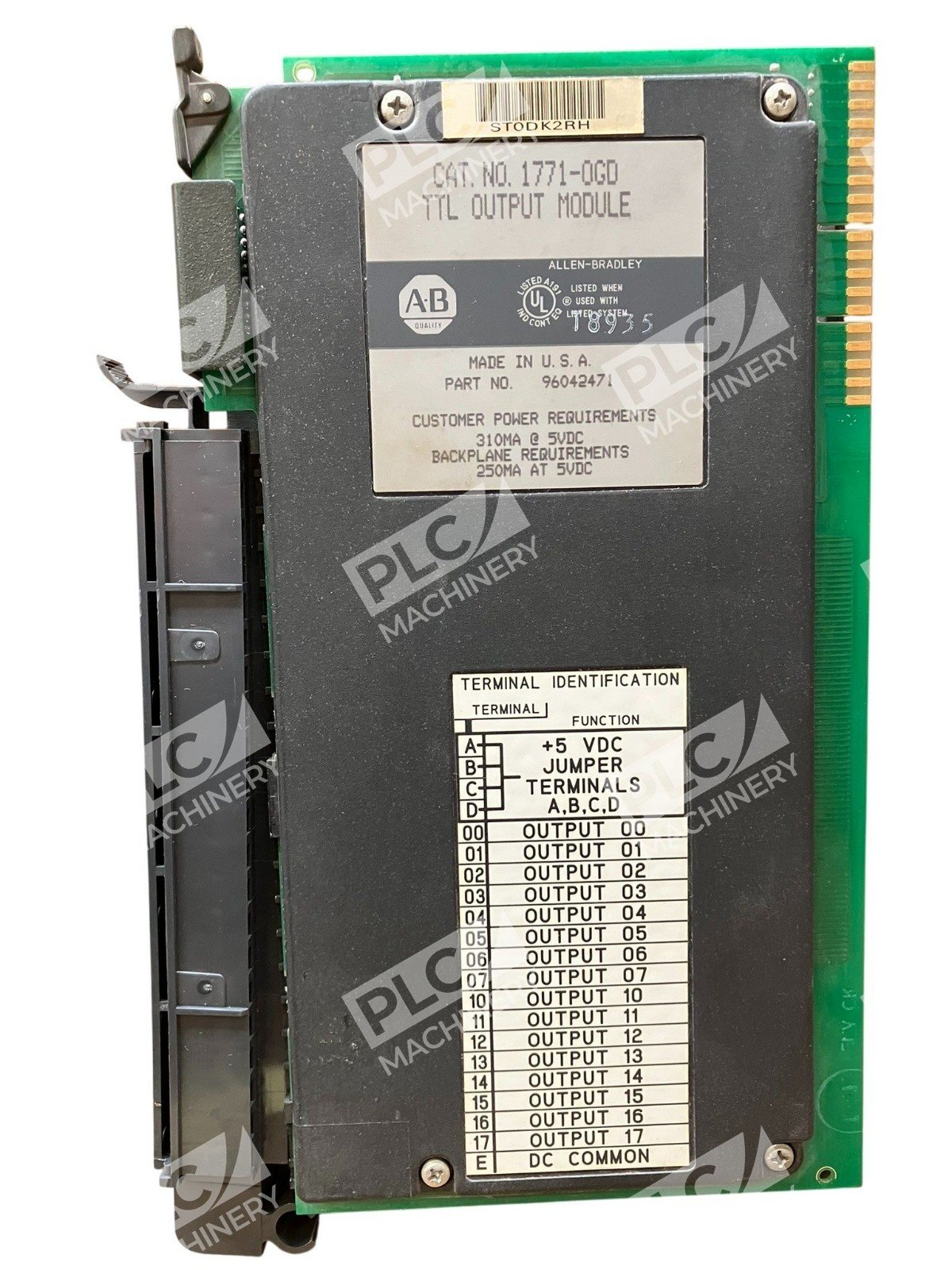 Allen Bradley AB 96042471 TTL Output Module 1771-OGD - Image 2