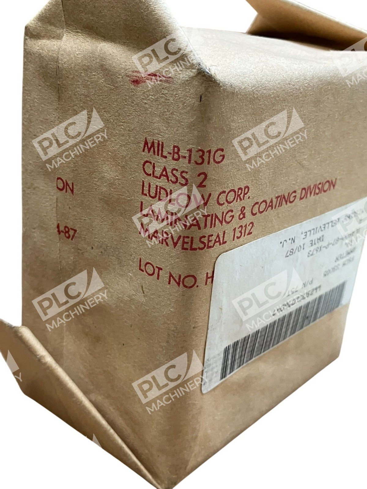 Ludlow Corp Laminating & Coating Division Mervelseal 1312 Class 2 MIL-B-131G - Image 2