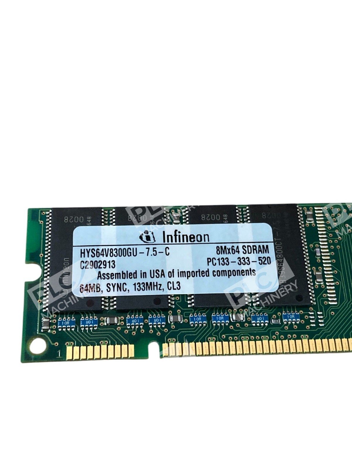 HP Hewlett Packard HYS64V8300GU-7.5-C 64MB PC133 SDRAM RAM Stick 1818-8149 - Image 5