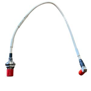 Right Angle Connector Assembly Braided Hose Cable Red Cap 53711-5187326-3