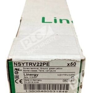 Schneider Electric Green-Yellow Ground Screw Terminal NSYTRV22PE (Box of 39)