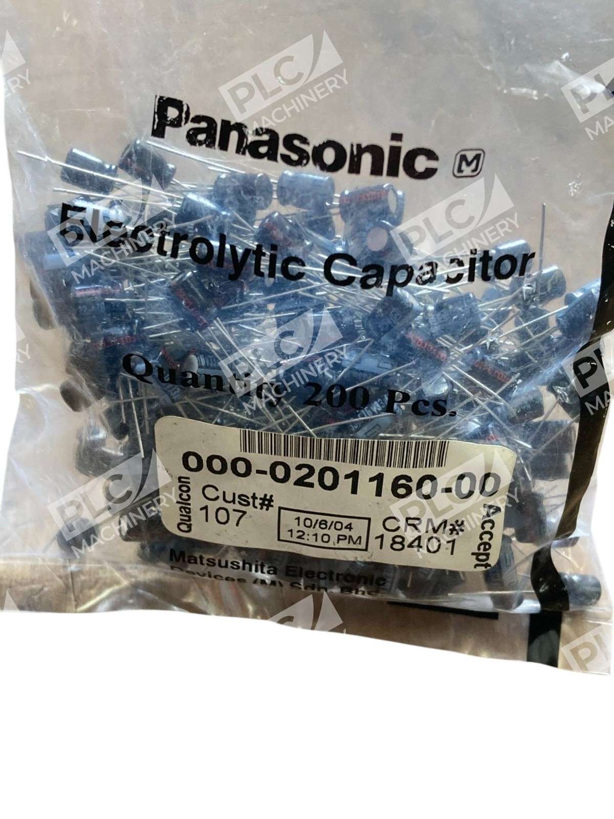 200 x Panasonic 000-0201160-00 Electrolytic Capacitors 22mfd 250v +105℃ 5 x 11mm - Image 6