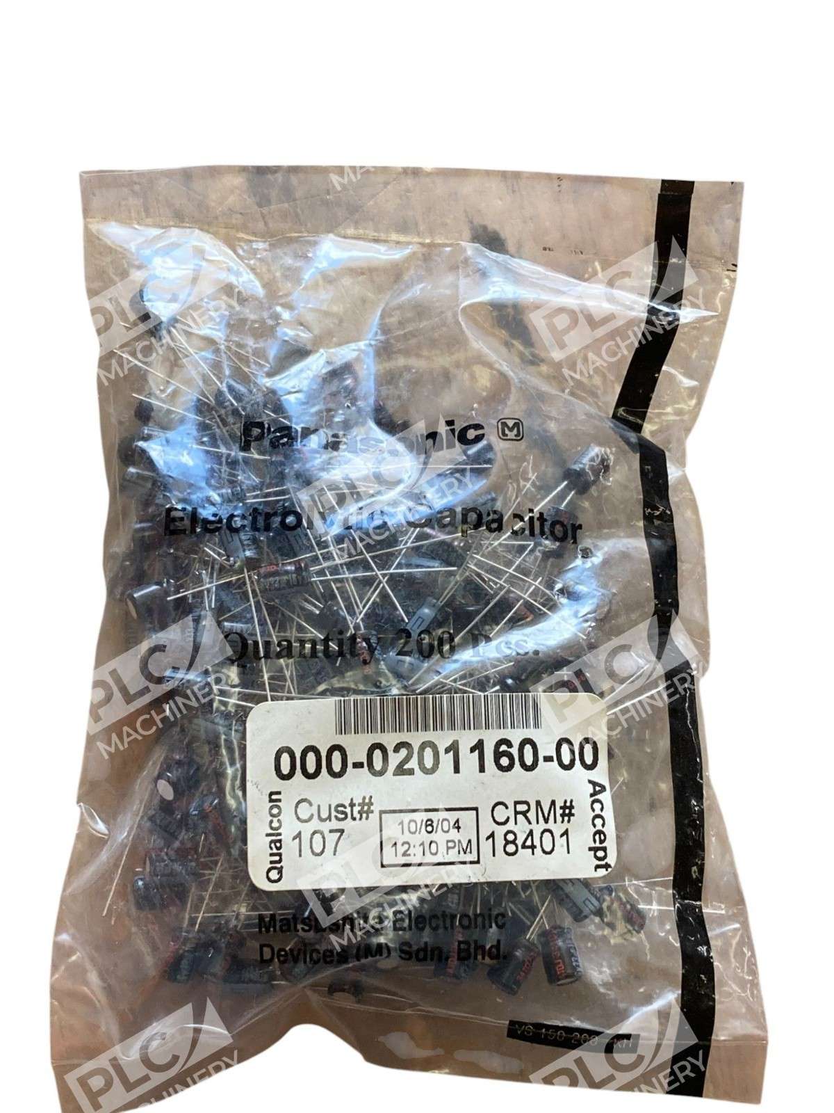 200 x Panasonic 000-0201160-00 Electrolytic Capacitors 22mfd 250v +105℃ 5 x 11mm