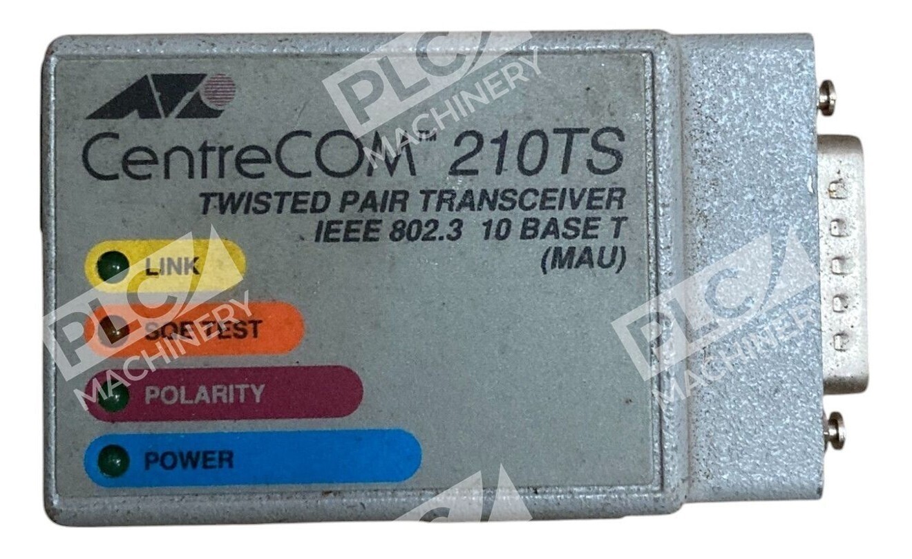 ATI Allied Telesyn International CentrCOM210TS Twitsed Pair Transceiver AT-210TS