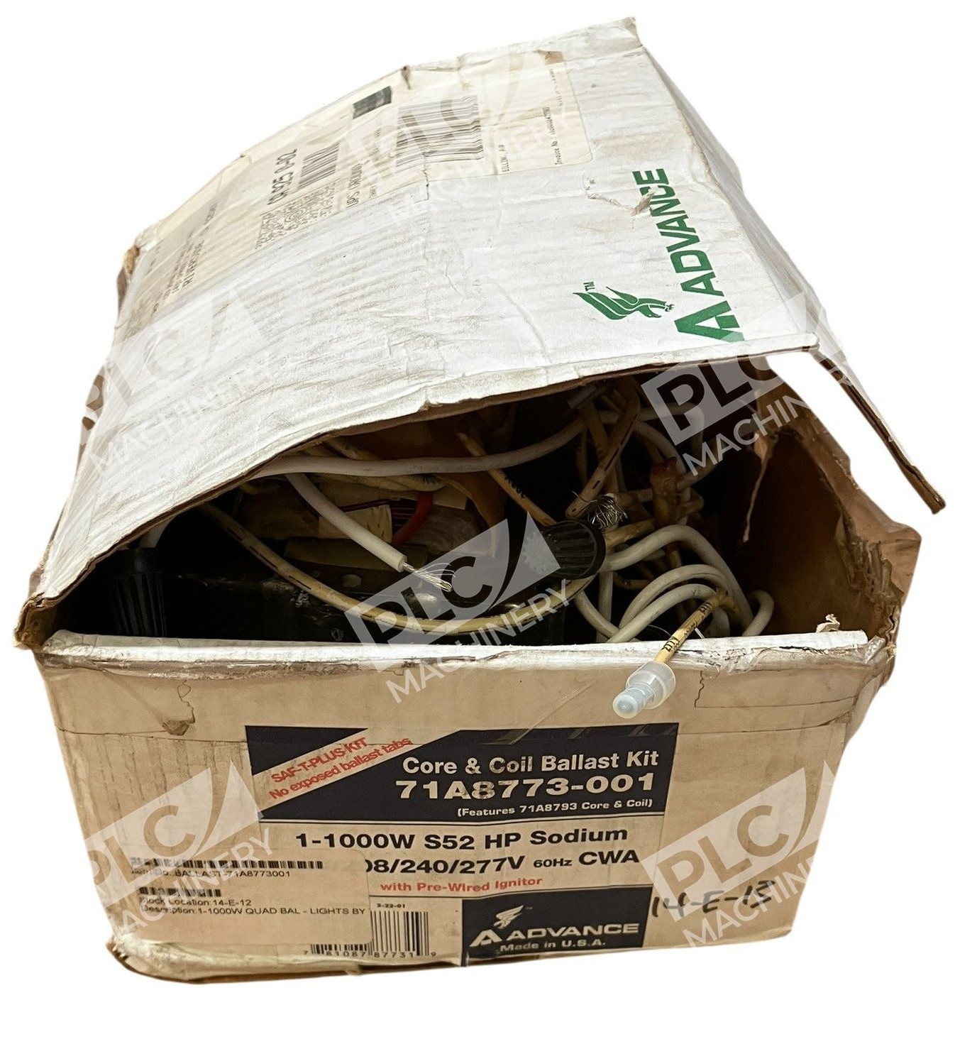 Advance 1-1000W S52 HP Sodium Core & Coil Ballast Kit 71A8773-001