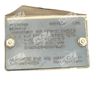 Advantage Engineering Motorpump 54F Bronze Fitted 5HP 0DP 3500RPM 3087K284 227030112280