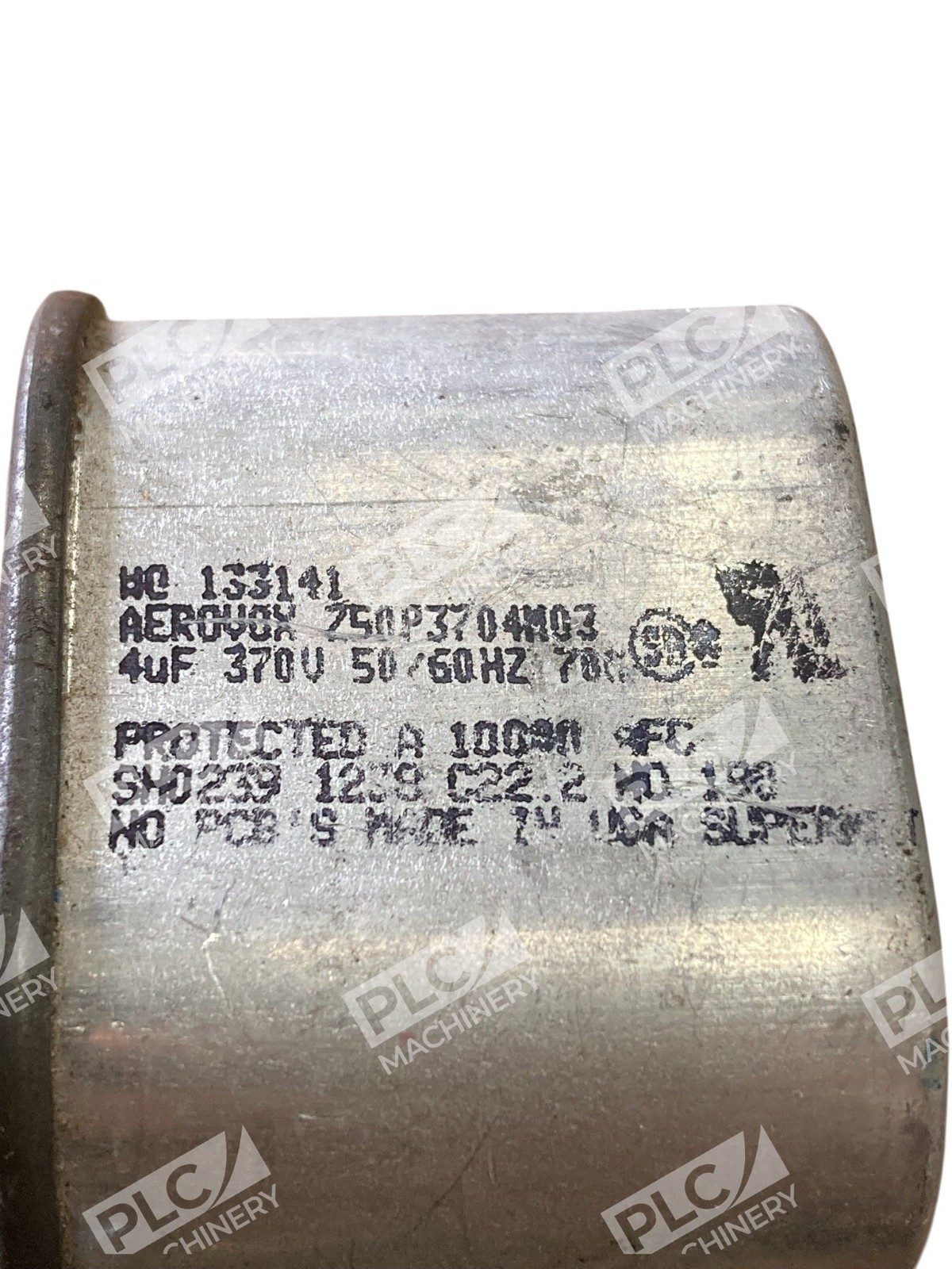 Aerovox 750P3704M03 4µF 370VAC Motor Run Capacitor Oil-Filled 50/60Hz - Image 6