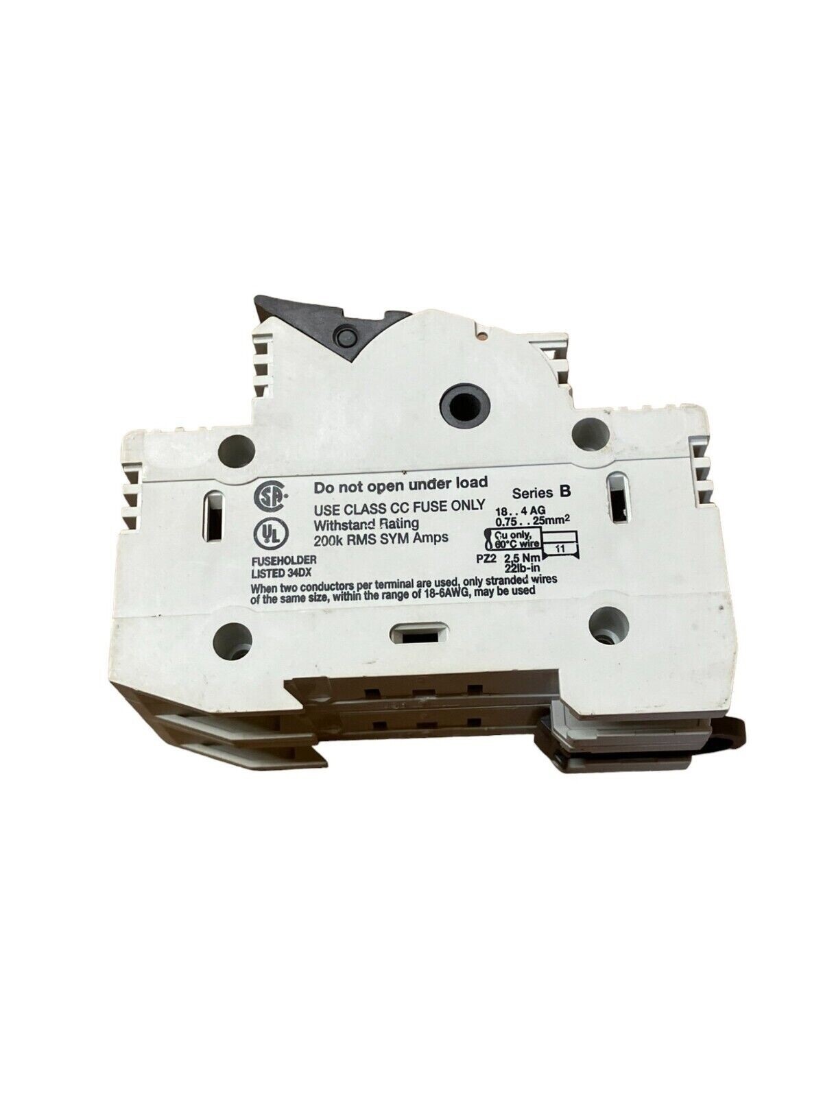 Allen Bradley 1492-FB2C30-L /B 2 Pole Fuse Holder 30A - Image 4