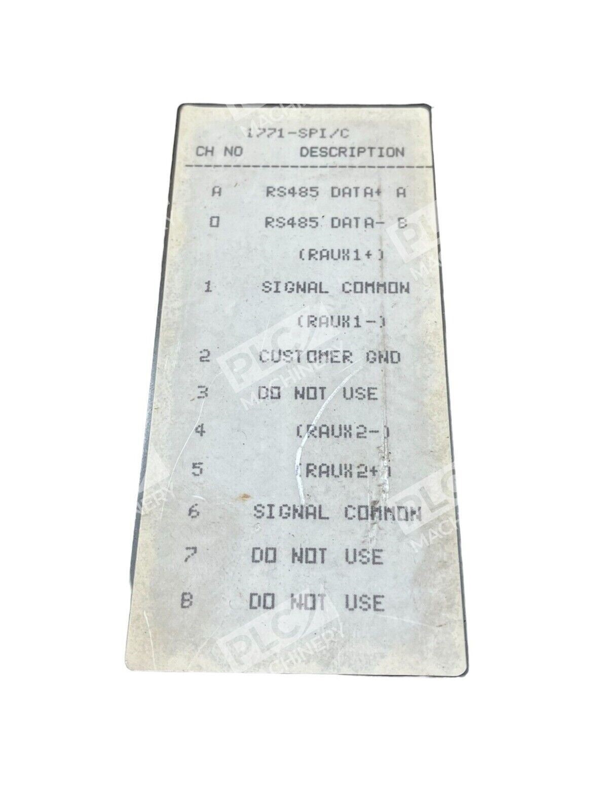 Allen Bradley 1771-SPI /C SPI Protocol Interface Module - Image 5