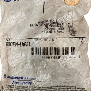 Allen Bradley 225mm Push Pull Operator 800EM LMP21 A 226653199520