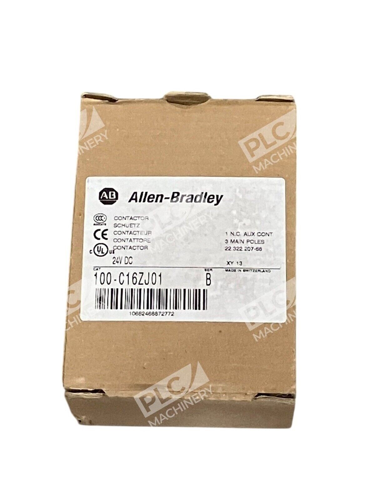Allen Bradley 3 Pole 24VDC Contactor 100-C16ZJ01 /B