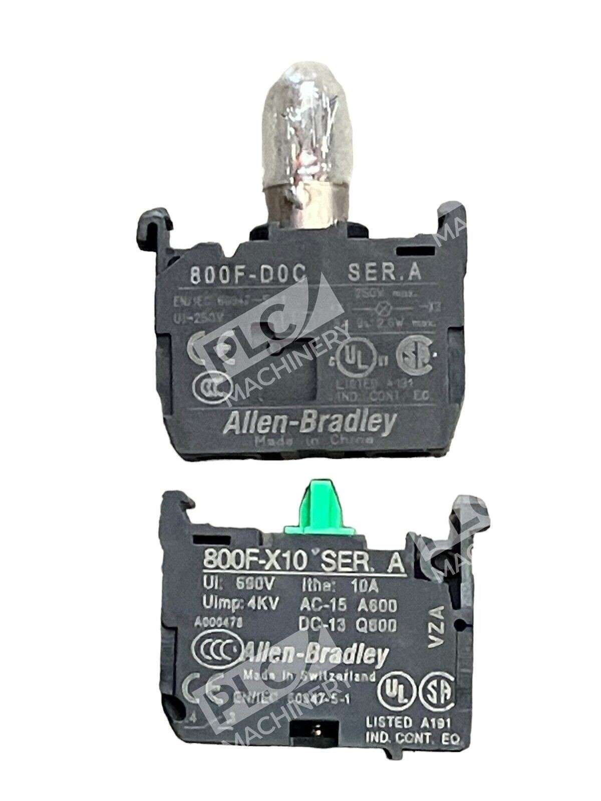 Allen Bradley 800FP-LF4PD3CX10 /A Illuminated Flush Push Button Red - Image 4