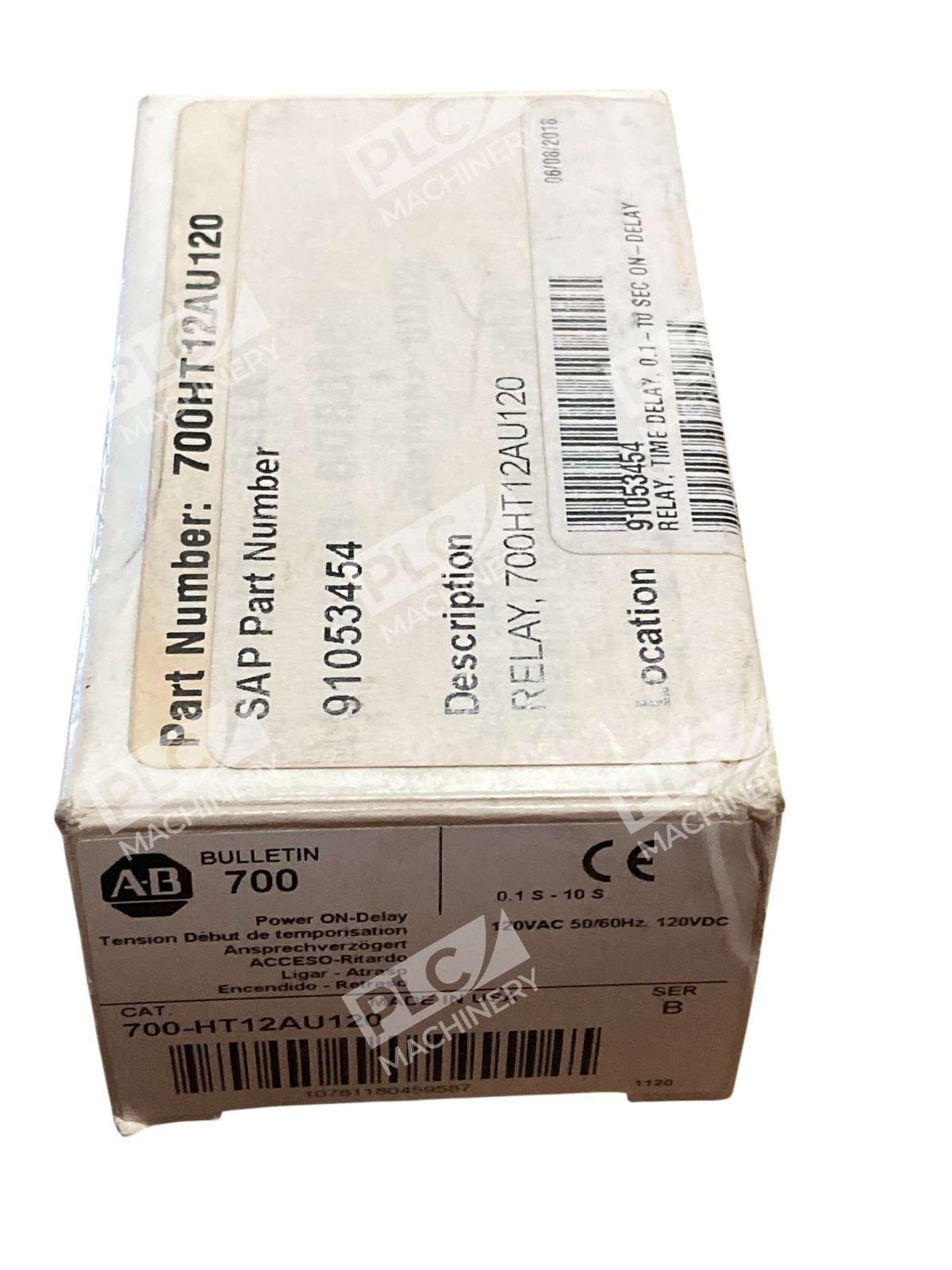 Allen Bradley AB 120VAC 50/60Hz 120VDC Power ON-Delay 700-HT12AU120 /B - Image 3