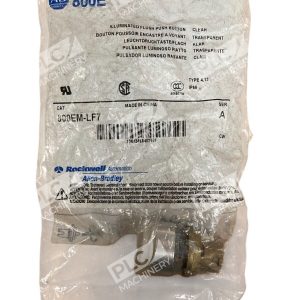 Allen Bradley AB Clear Illuminated Flush Push Button 800EM LF7 A