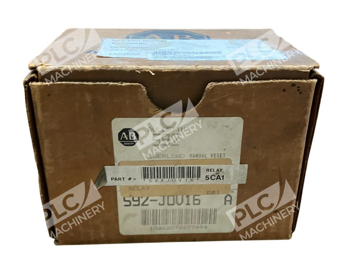 Allen Bradley AB Manual Reset Overload Relay 592-JOV16 /A