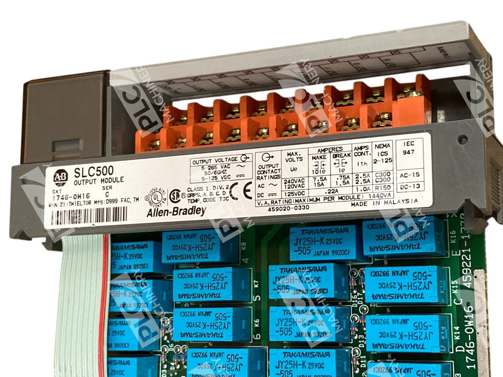 Allen Bradley AB SLC 500 Output Module 1746-OW16 /C - Image 5