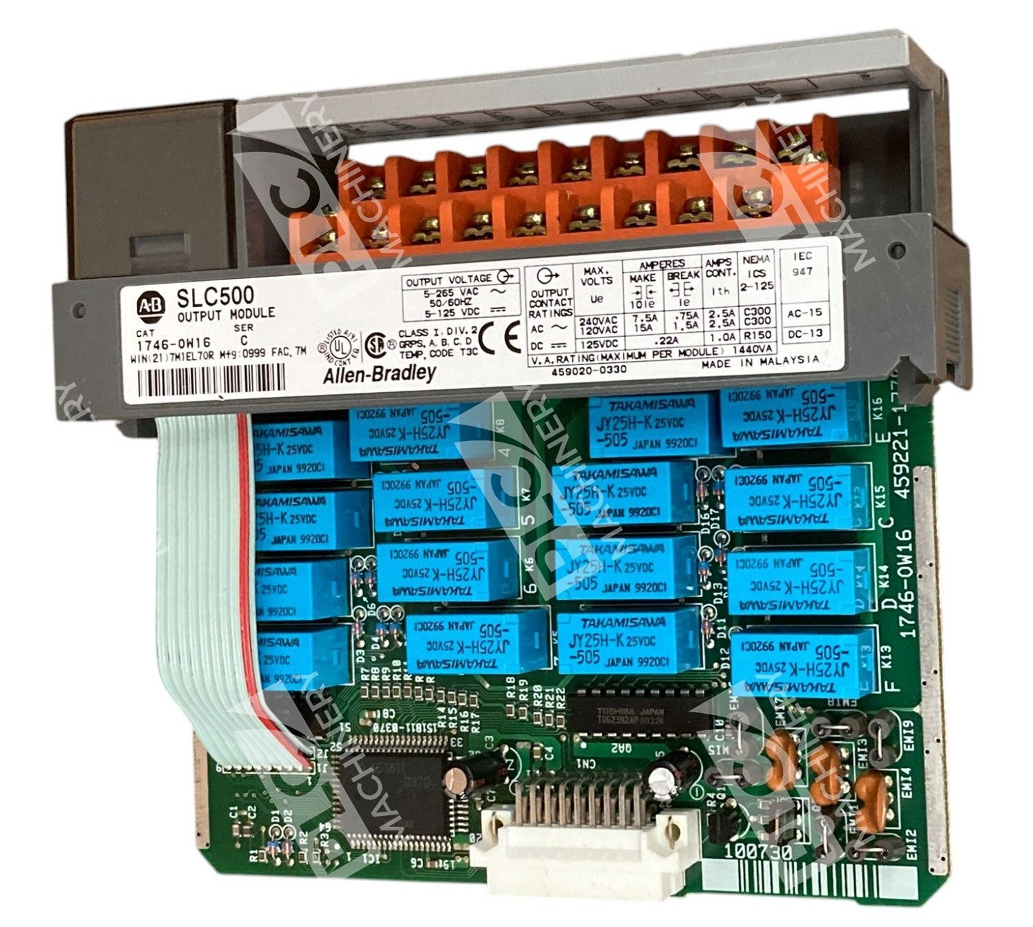 Allen Bradley AB SLC 500 Output Module 1746-OW16 /C