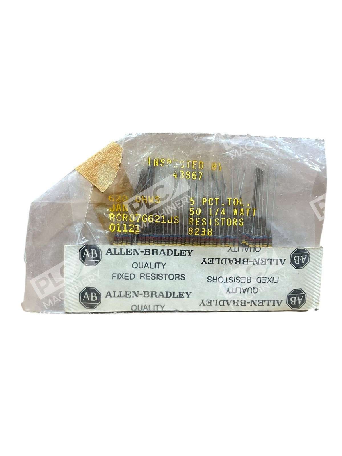 Allen-Bradley RCR07G621JS 620Ω 0.25W ±5% Carbon Composition Resistor - Image 3