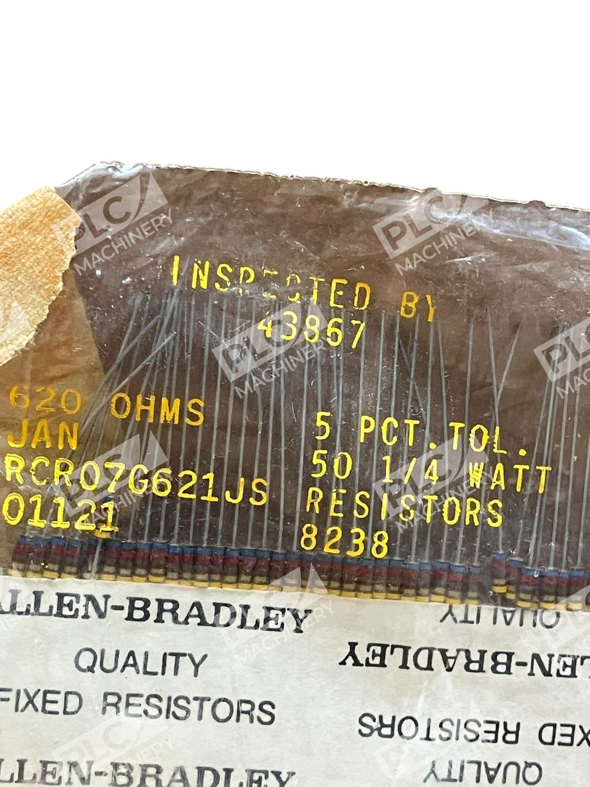 Allen-Bradley RCR07G621JS 620Ω 0.25W ±5% Carbon Composition Resistor - Image 4