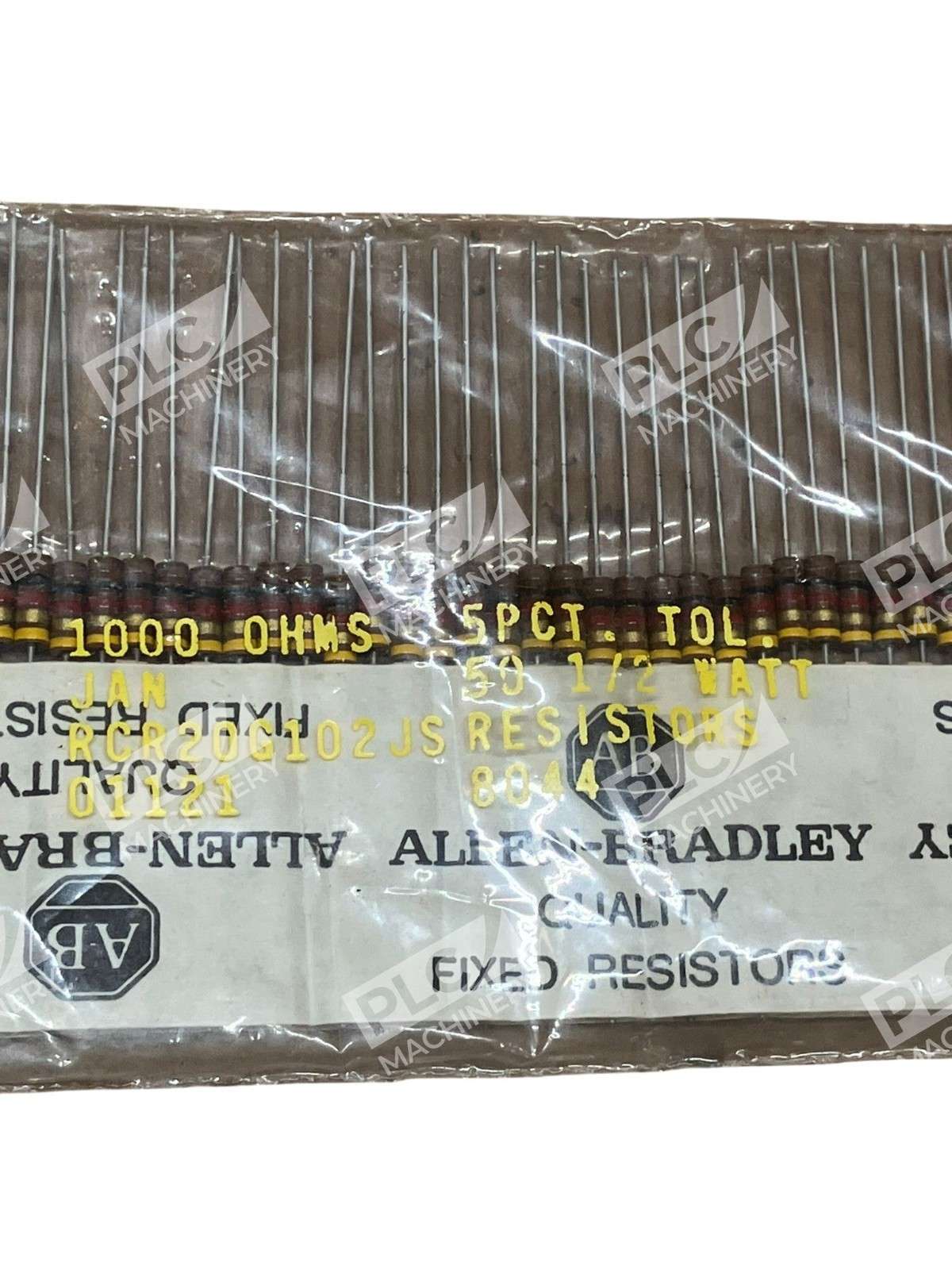 Allen-Bradley RCR20G102JS 1KΩ 1/2W Carbon Composition Resistors 5% Tolerance - Image 3