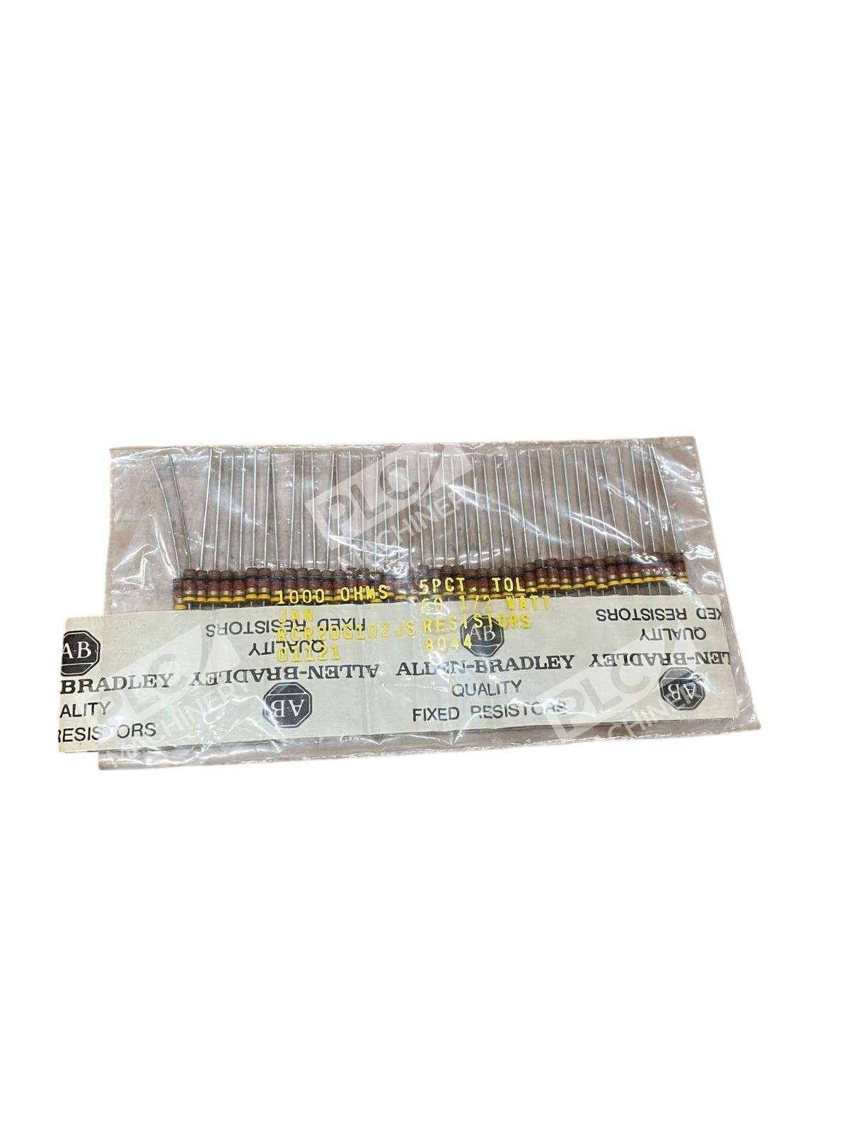 Allen-Bradley RCR20G102JS 1KΩ 1/2W Carbon Composition Resistors 5% Tolerance