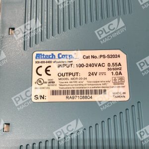 Altech PS S2024 Power Supply DinRail 24W Slim 85 264VAC In 24VDC out 1A 226988571500