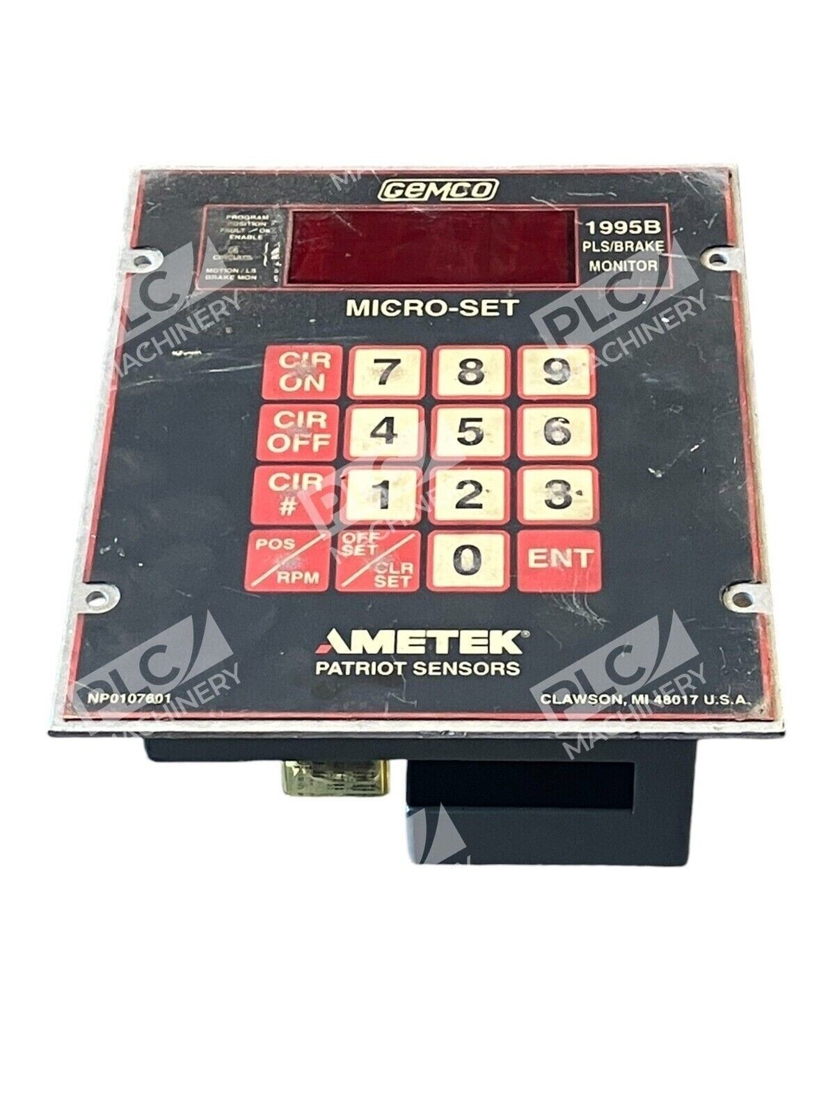 Ametek Patriot Sensors NP0107601 Gemco Micro-Set Limit Switch 1995-B-6M-X