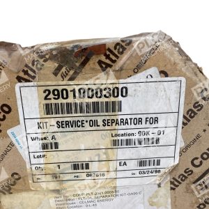 Atlas CopCo 1612 3869 49 001 25 106 Oil Seperator Service Kit 2901000300 226883379960
