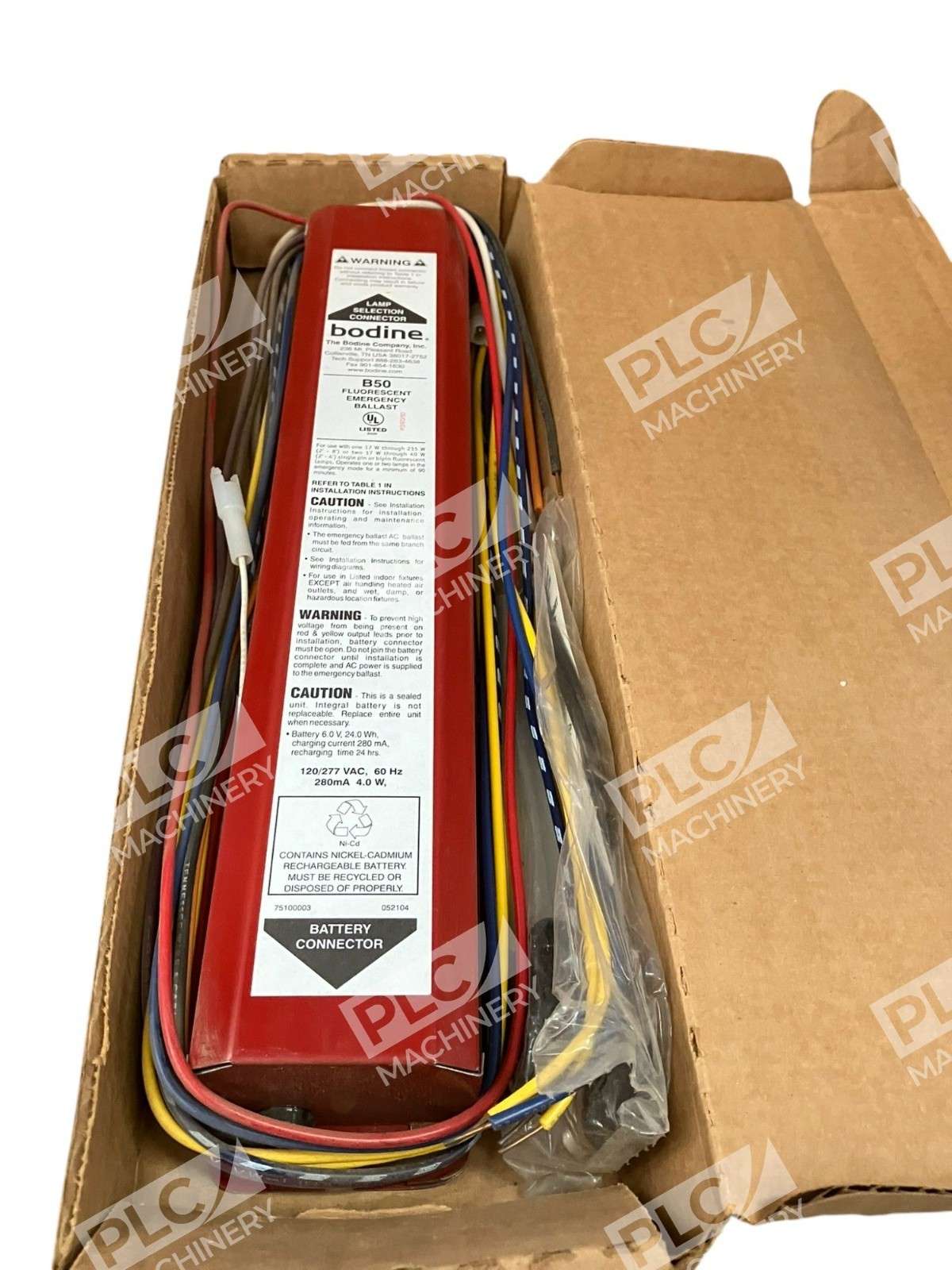 Bodine PE500033 090804 Fluorescent Emergency Ballast B50 - Image 3