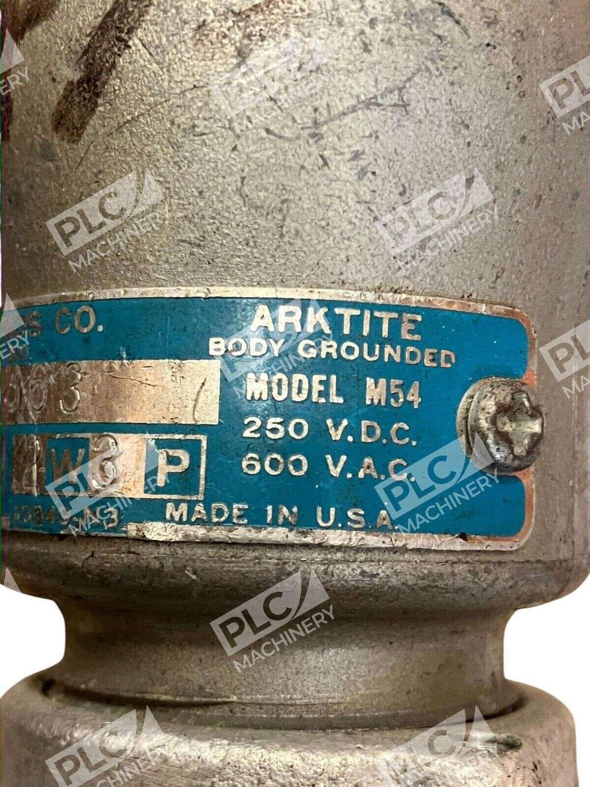 Crouse Hinds APJ-3363 3363 30A 2W 3P 250VDC 600VAC Arktite Plug Connector M54 - Image 4