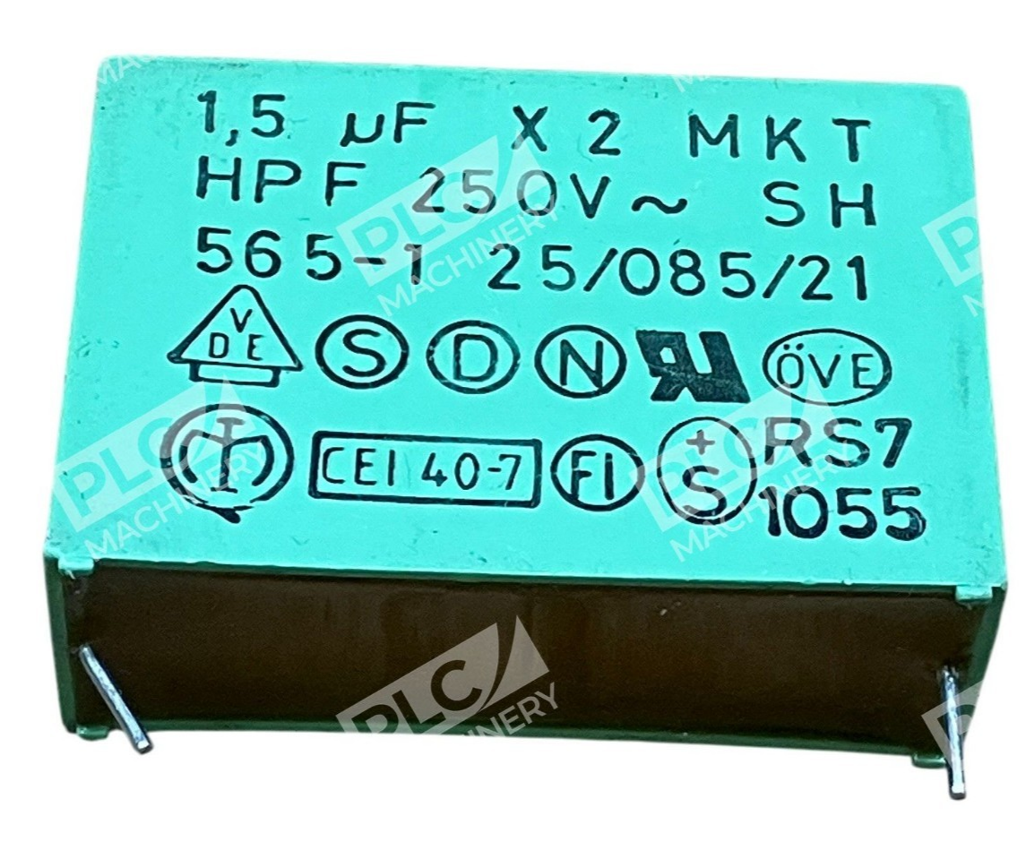 EAO Vishay 1.5uF 2MKT HPF 250V SH 565-1 Suppression Box Capacitor F1772-515-2000