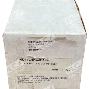 ENFM HD11C4HC2H48L 1/4-1/2 70 200 PSI 320F Gauge 4104-3