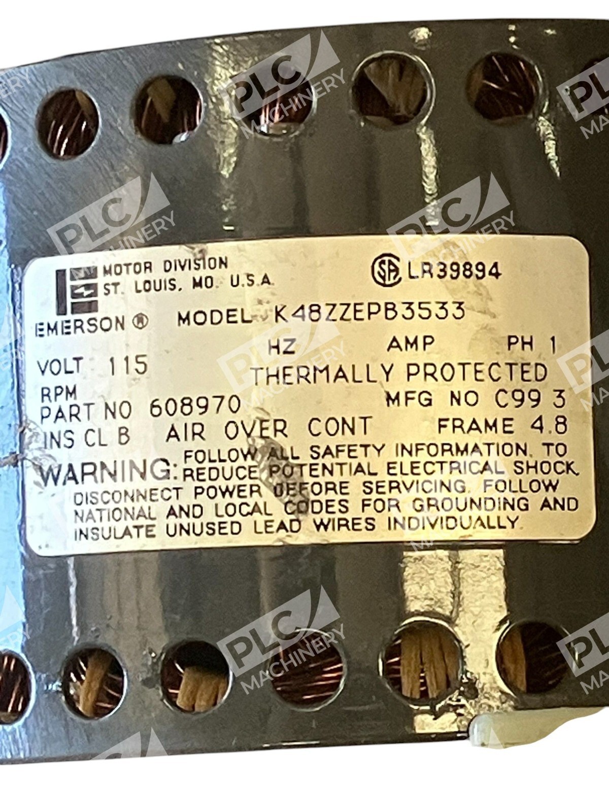 Emerson MLR25PRL 451504071 2650CE37-832D 608970 Compressor Pump K48ZZEPB3533 - Image 4