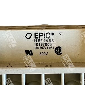 Epic 16A 500V 6kV 3 10197000 Connector H BE 24 BS 226665275770