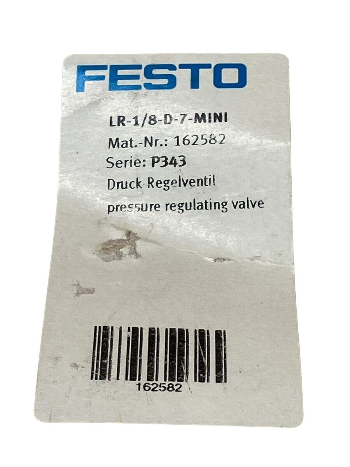 Festo LR-1/8-D-7-MINI Pressure Regulating Valve - Image 3