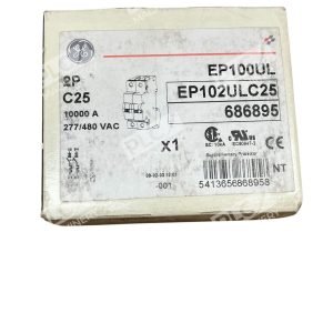 GE EP102ULC25 2-Pole Supplementary Protector 25A C-Curve 277/480V