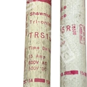 Gould Shawmut Tri-Onic 15A 600VAC Fuse TRS15R (lot of 2)