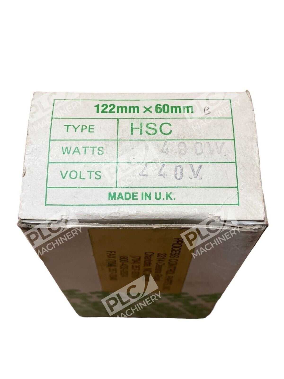 Hassett HSC 400W 240V Hi-Heat Ceramic Infrared Element 122mmx60mm - Image 3