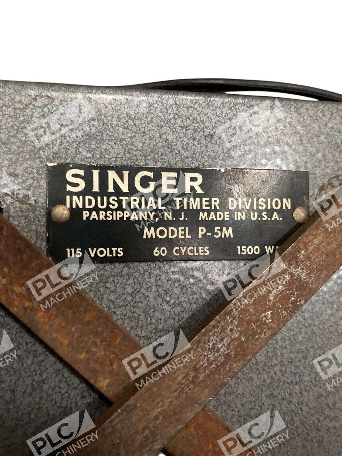 Industrial Timer Co Singer Timer Counter Display Panel P-5M - Image 3