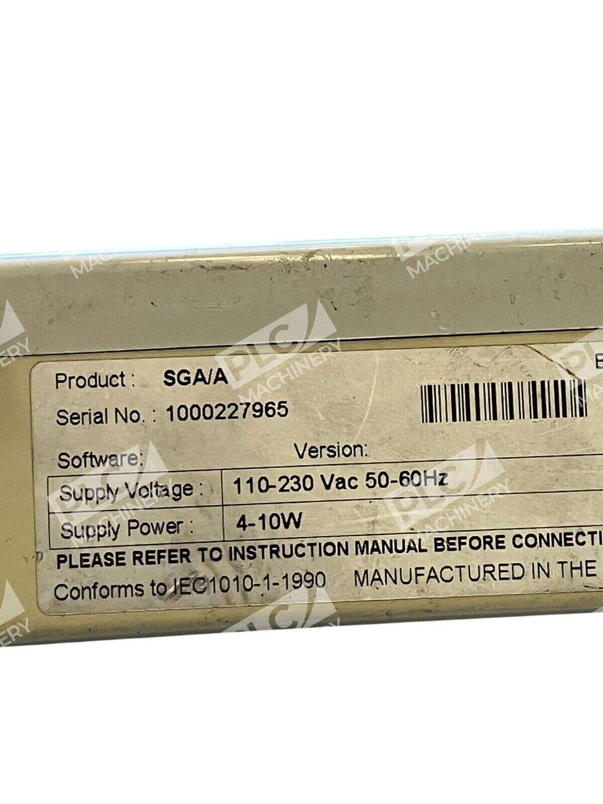 Interface 110-230VAC 50-60Hz 4-10W Strain Gage Transducer Amplifier Model SGA/A - Image 4