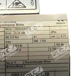 Lenze SPL62 1GVCR 056N22 SDSGAXX056 22 Servo Motor 297140261380