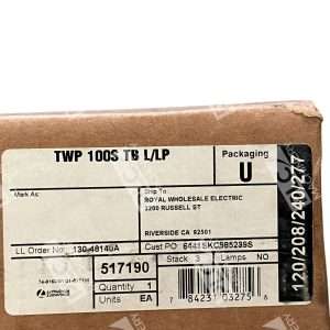 Lithonia Lighting Polycarbonate Refractor Wall Pack TWP 100S TB LLP 226898438360