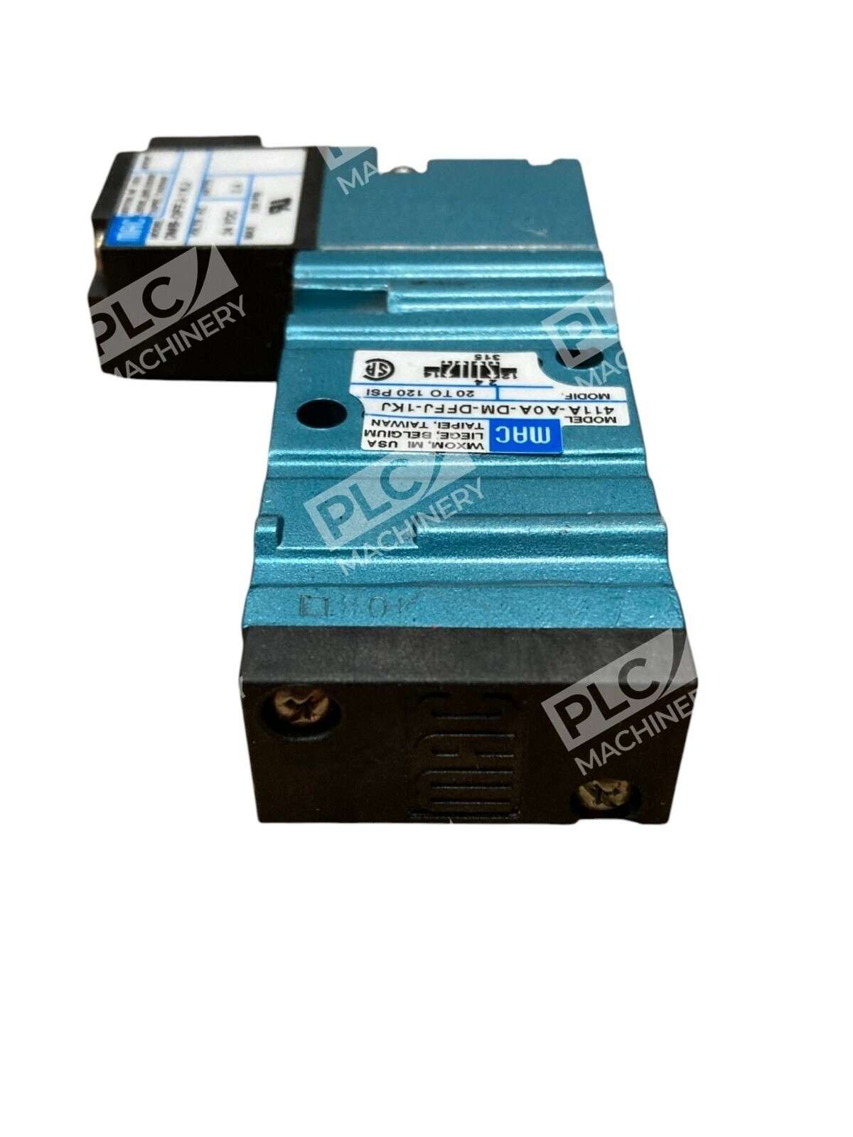 MAC 411A-A0A-DM-DFFJ-1KJ Solenoid Valve 24VDC Pneumatic Control 20-120 PSI - Image 6