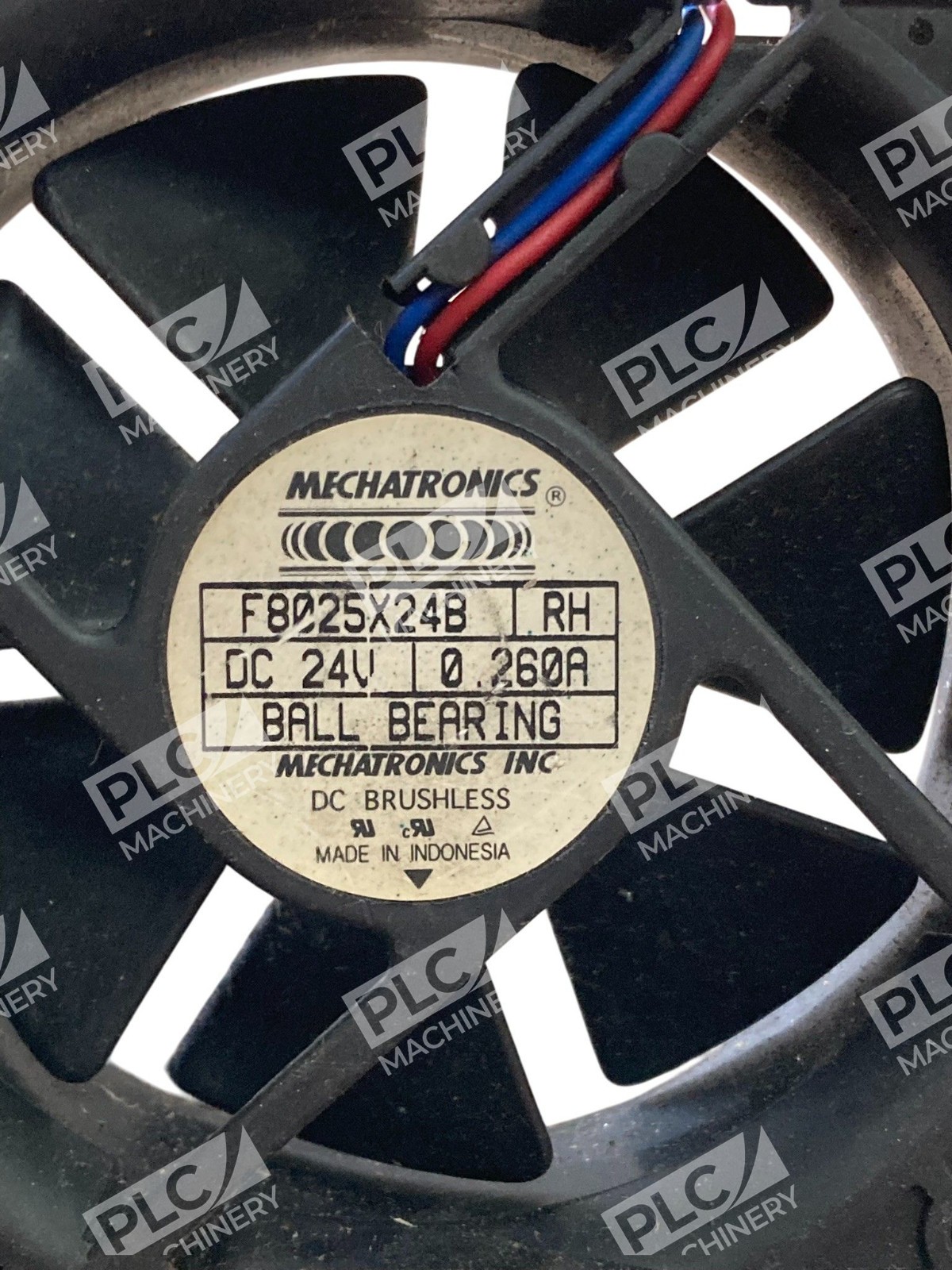 Mechatronics F8025X24B 24V DC Brushless Cooling Fan 80x80x25mm Ball Bearing - Image 4