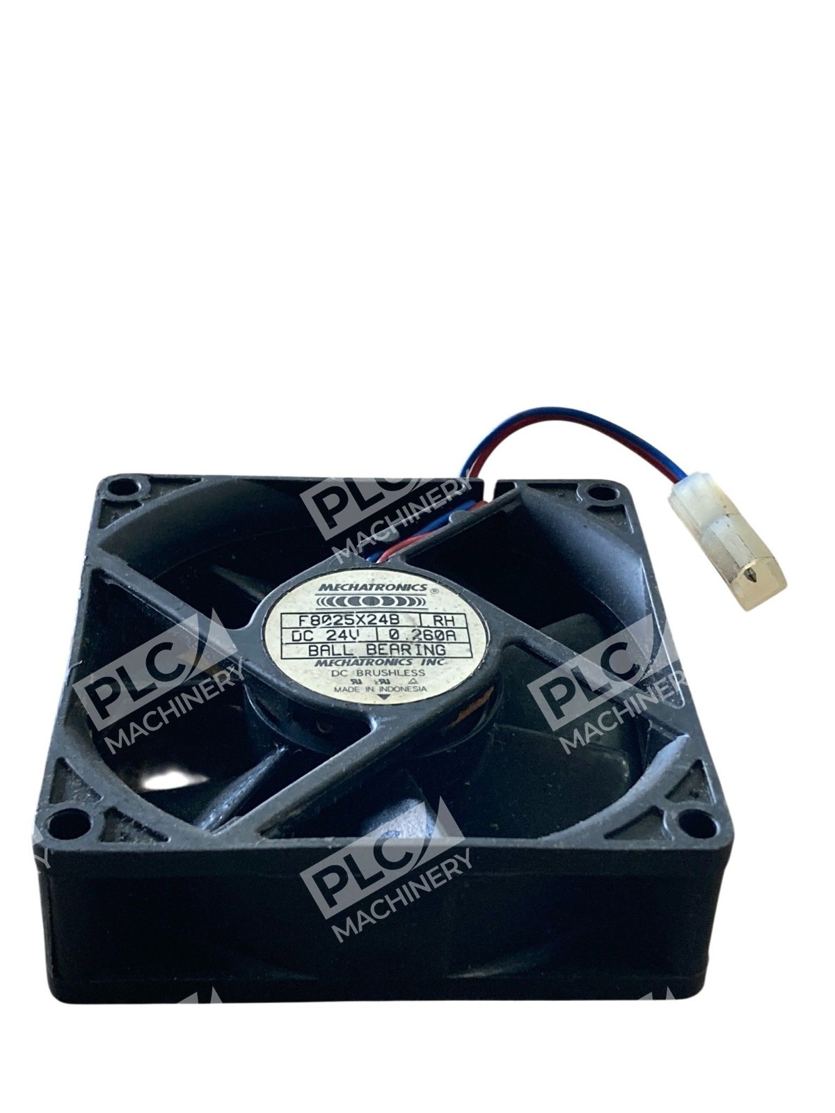 Mechatronics F8025X24B 24V DC Brushless Cooling Fan 80x80x25mm Ball Bearing