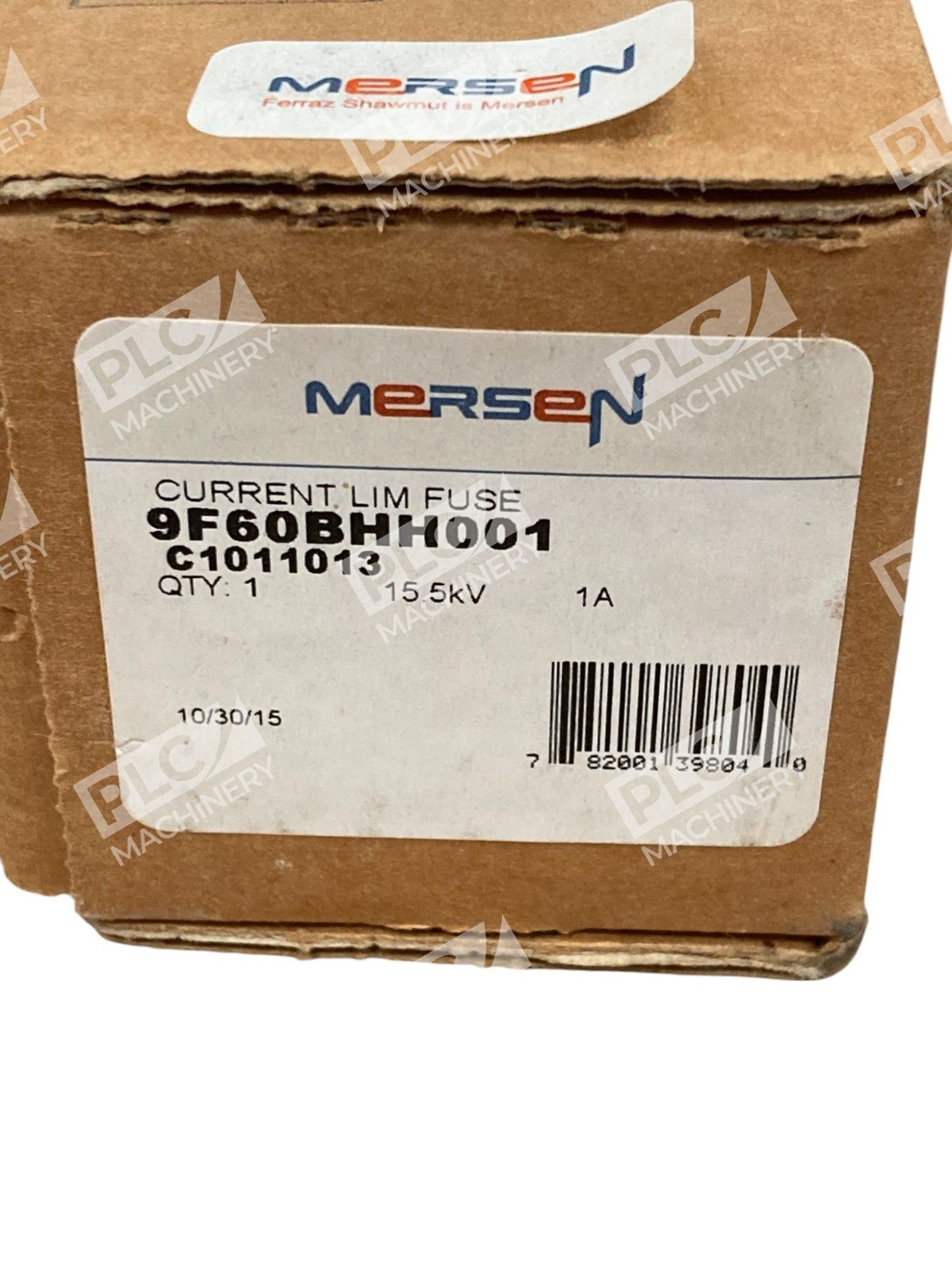 Mersen C1011013 1A 15.5kV Current Limiting Fuse 9F60BHH001 - Image 3